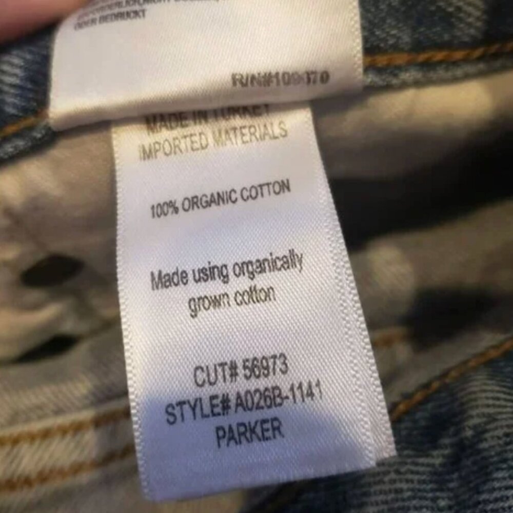 Agolde Parker Vintage Cut Off Short Riptide Light Blue Revolve Womens 27 - Picture 2 of 7